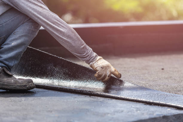Professional Waterproofing technician working in Nelsonville, OH